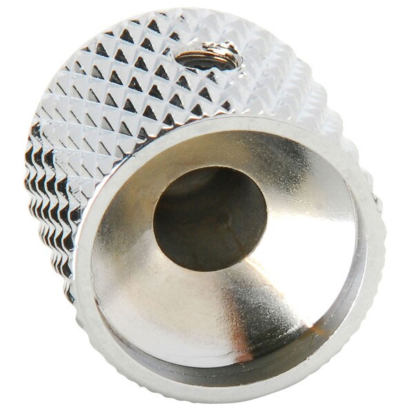 Main product image for Penn-Elcom M1320C Brass Amplifier Knob Chrome 240-212